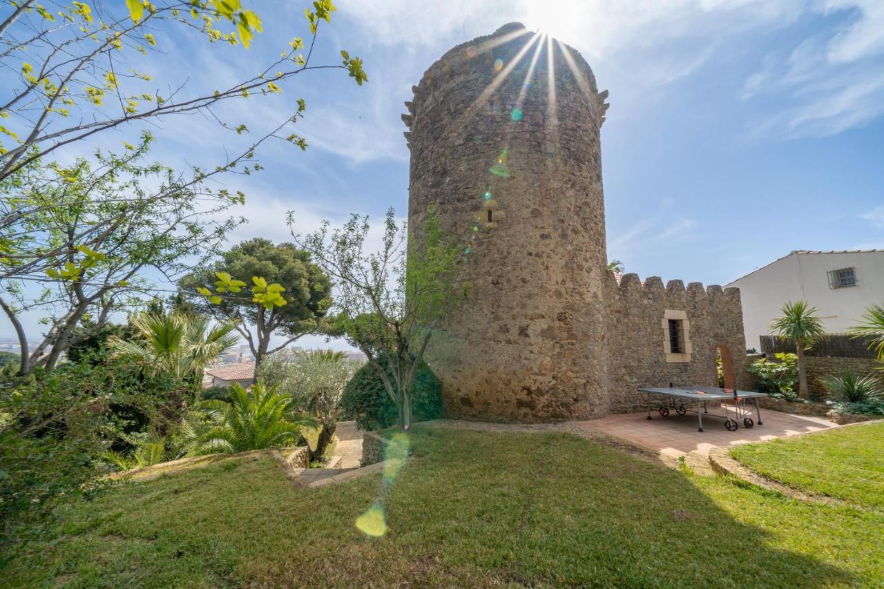 Castillo Can Xirau, Propiedad Exclusiva Con Piscina & Aircon Villa Santa Susanna Eksteriør billede